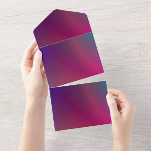 Solid Colour Invitations Announcements Card