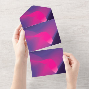 Solid Colour Invitations Announcements Card