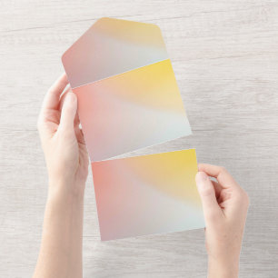 Solid Colour Invitations Announcements Card