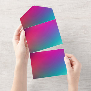 Solid Colour Invitations Announcements Card