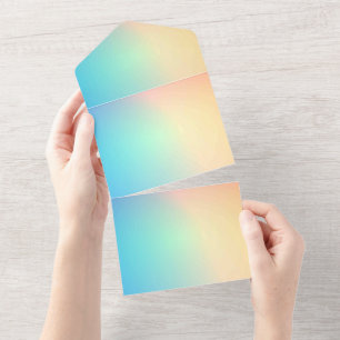 Solid Colour Invitations Announcements Card
