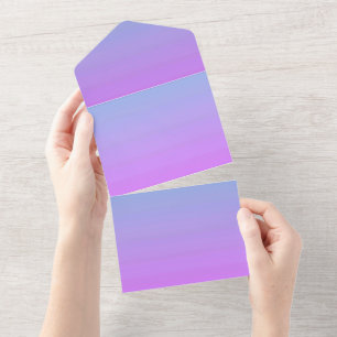 Solid Colour Invitations Announcements Card