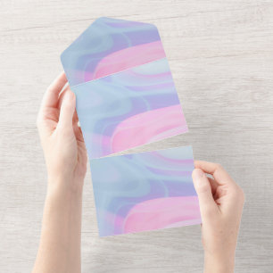 Solid Colour Invitations Announcements Card