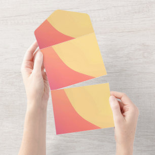 Solid Colour Invitations Announcements Card