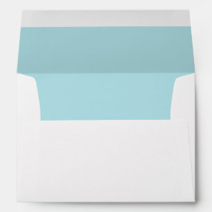 Solid Colour Light Powder Blue Envelope