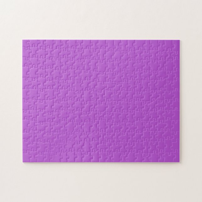 Solid Colour Medium Orchid Jigsaw Puzzle (Horizontal)