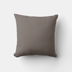 Solid Colour Mid-tone Brown Inspired by Nutshell H Cushion