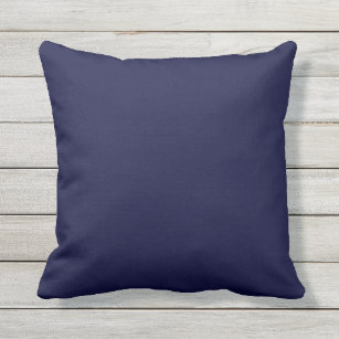 Solid Colour Nautical Navy Blue Cushion