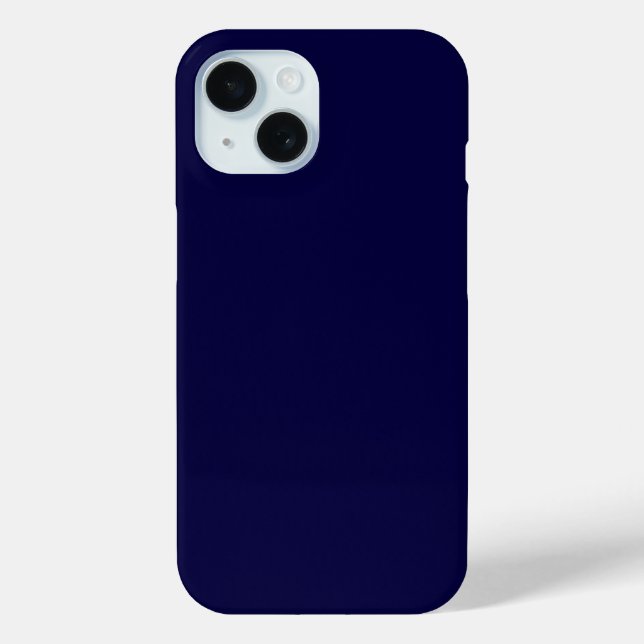 Solid Colour: Navy Blue Case-Mate iPhone Case (Back)