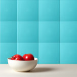 Solid colour ocean aqua blue tile<br><div class="desc">Solid colour ocean aqua blue design.</div>