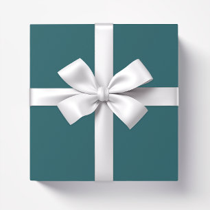 Solid colour Oceanic Teal blue  Wrapping Paper
