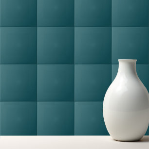 Solid colour Oceanic Teal Tile