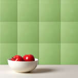 Solid colour olivine green tile<br><div class="desc">Solid colour olivine green design.</div>