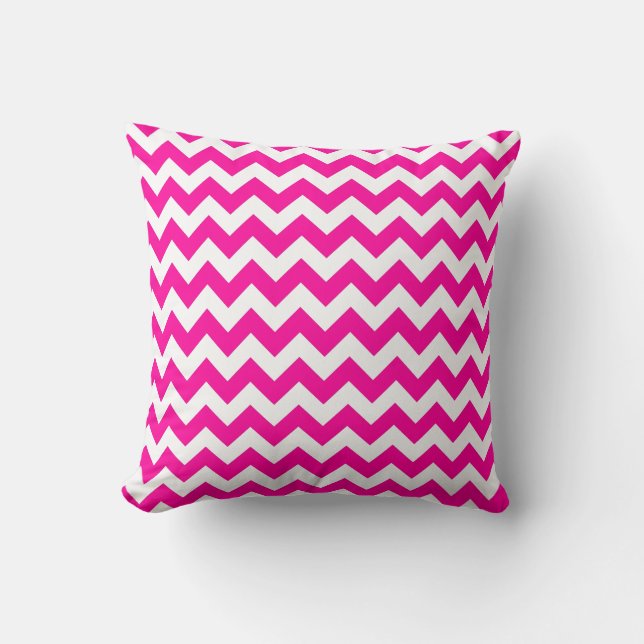Solid colour pillow Hot pink (Front)
