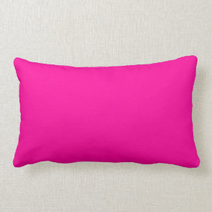 Solid colour pillow hot pink fuchsia