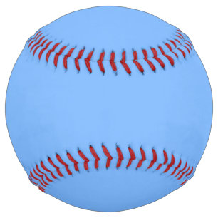 Solid colour plain aero sky blue softball