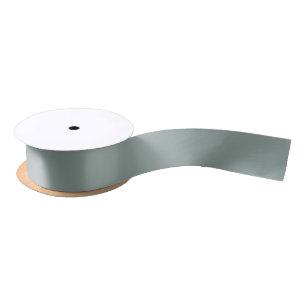 Solid colour plain agave green blue satin ribbon
