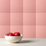 Solid colour plain Apricot Blush pink Tile<br><div class="desc">Solid colour plain Apricot Blush pink design.</div>