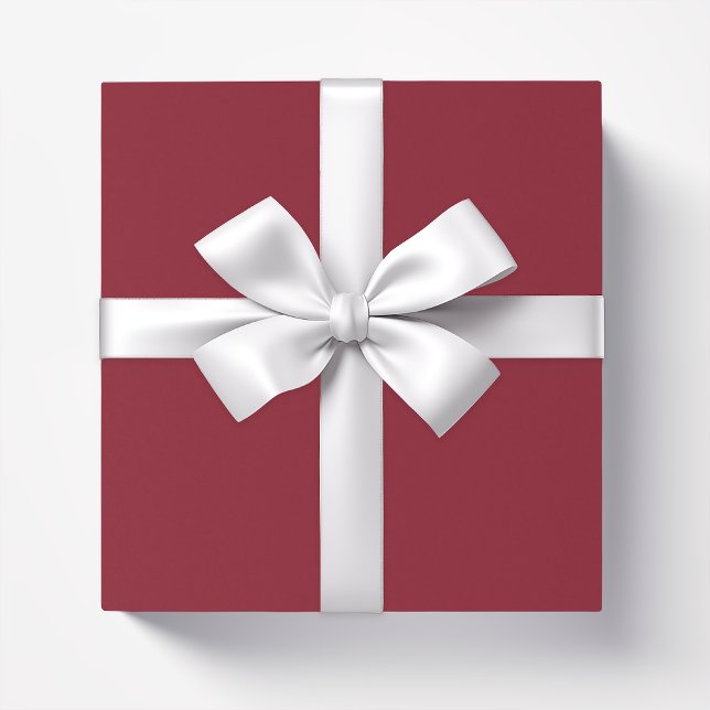 Solid colour plain burgundy wrapping paper (Creator Uploaded)