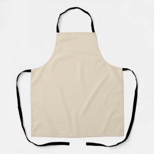 Solid colour plain Champagne beige Apron