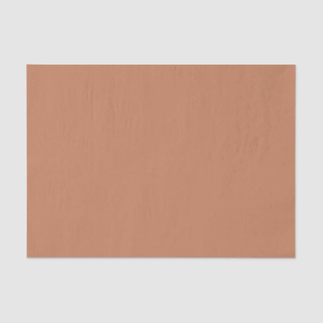 Solid colour plain Copper brown Tissue Paper (Front)
