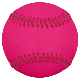 Solid colour plain dark bright pink softball