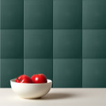 Solid colour plain dark emerald green tile<br><div class="desc">Solid colour plain dark emerald green design.</div>