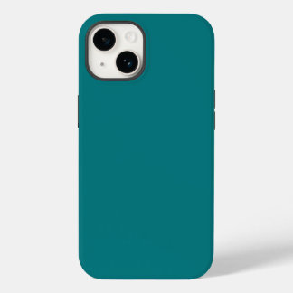  Solid colour plain Deep Aqua teal Case-Mate iPhone 14 Case