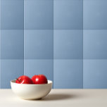 Solid colour plain dusty blue pastel tile<br><div class="desc">Solid colour plain dusty blue pastel design.</div>