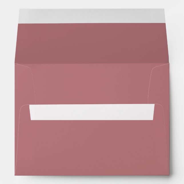 Solid colour plain Dusty Rose Envelope (Back (Bottom))