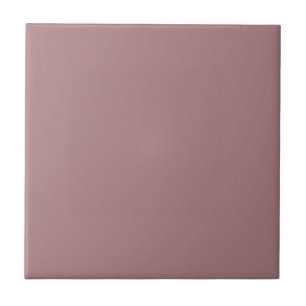 Solid colour plain dusty rose tile