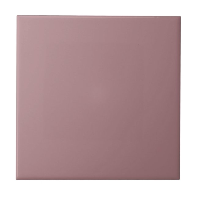 Solid colour plain dusty rose tile (Front)
