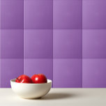 Solid colour plain iris soft purple tile<br><div class="desc">Solid colour plain iris soft purple design.</div>