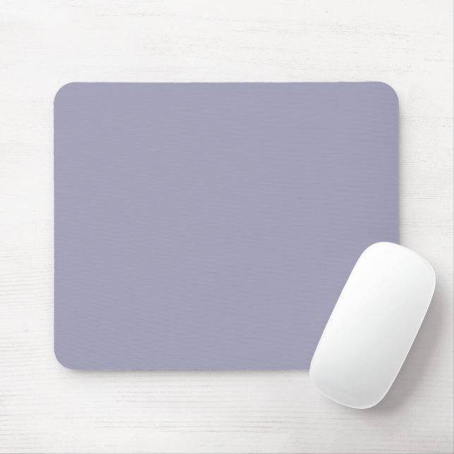 Solid colour plain Languid Lavender Mouse Pad (With Mouse)