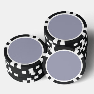 Solid colour plain Languid Lavender Poker Chips