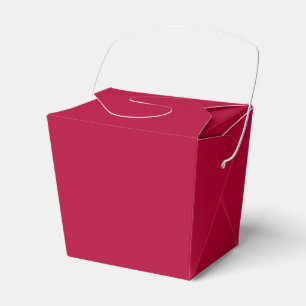 Solid colour plain light maroon wine red favour box