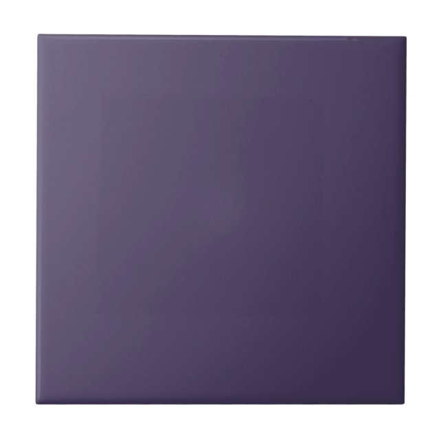 Solid colour plain Mulberry Purple Tile (Front)