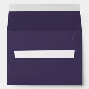Solid colour plain pastel dark purple envelope