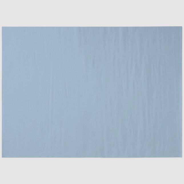 Solid colour plain pastel pale blue tissue paper (Front)