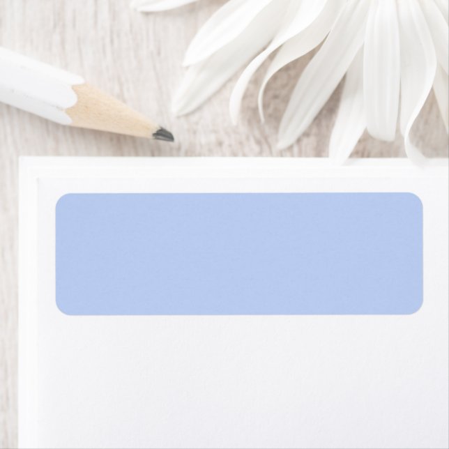 Solid colour plain periwinkle light blue (Insitu)