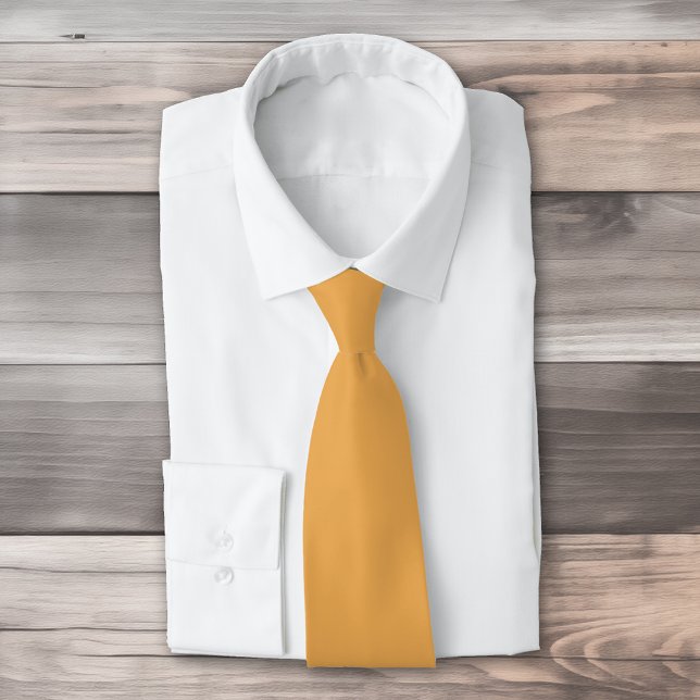 Solid colour plain Pollen Yellow Tie (Creator Uploaded)
