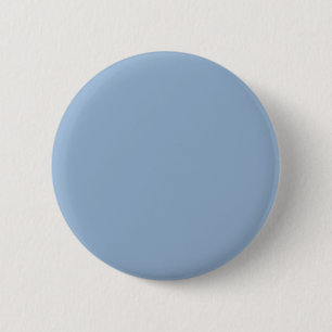 Solid colour plain powder blue 6 cm round badge