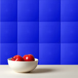 Solid colour plain sapphire bright blue tile<br><div class="desc">Solid colour plain sapphire bright blue design.</div>