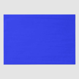 Solid colour plain sapphire bright blue tissue paper