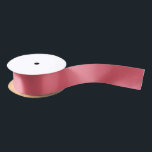 Solid colour plain Sun Kissed Coral pink Satin Ribbon<br><div class="desc">Solid colour plain Sun Kissed Coral pink design.</div>