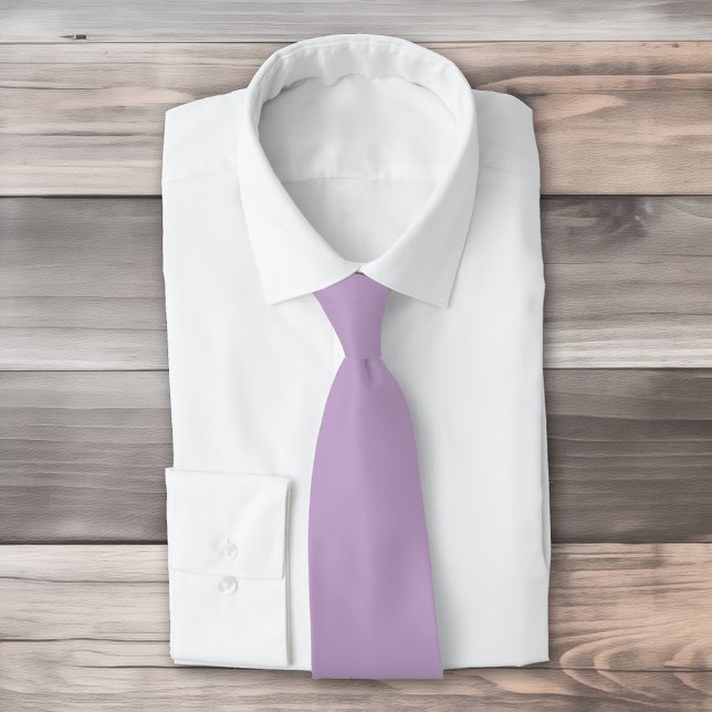 Solid colour plain wisteria light purple tie (Creator Uploaded)