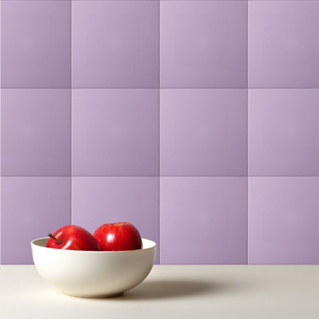 Solid colour plain wisteria light purple tile (Creator Uploaded)