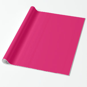 Solid Colour: Raspberry Wrapping Paper