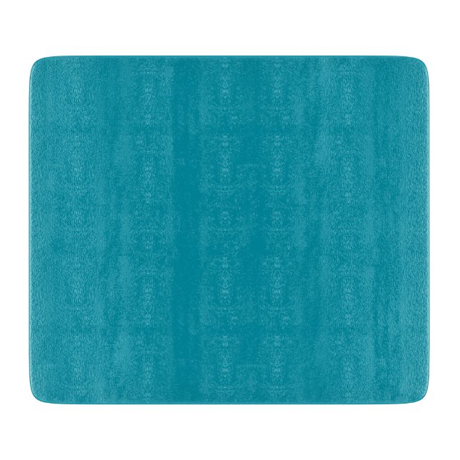 Solid colour seaside teal cutting board (Front)