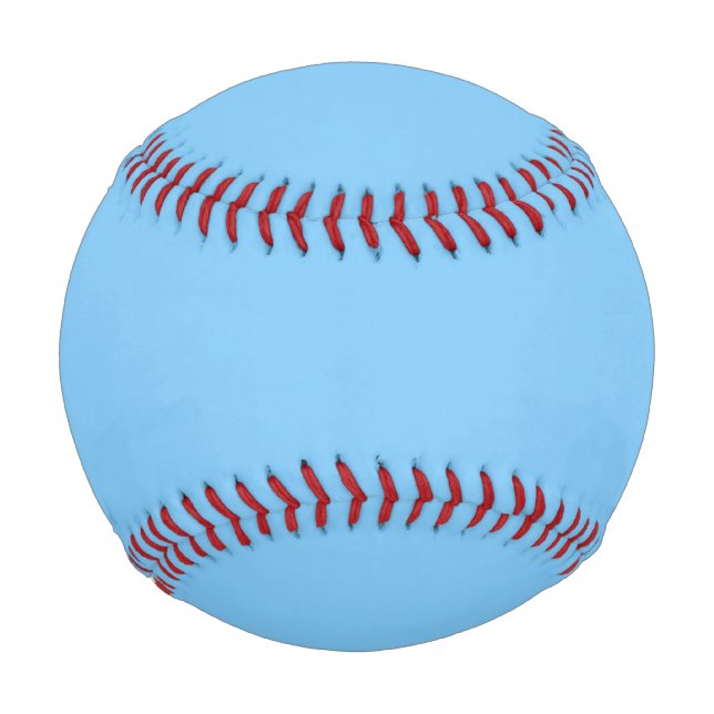 Solid colour sky light blue baseball (Front)